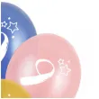 balony gwiazdki cyfra 9 mix folat 13 6 szt