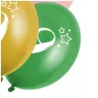balony gwiazdki cyfra 9 mix folat 13 6 szt