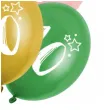 balony gwiazdki liczba 10 mix folat 13 6 szt