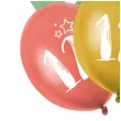 balony gwiazdki liczba 12 mix folat 13 6 szt