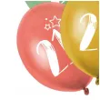 balony gwiazdki liczba 21 mix folat 13 6 szt