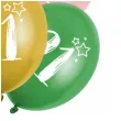 balony gwiazdki liczba 21 mix folat 13 6 szt