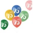 balony gwiazdki liczba 25 mix folat 13 6 szt