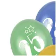 balony gwiazdki liczba 25 mix folat 13 6 szt