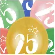 balony gwiazdki liczba 25 mix folat 13 6 szt