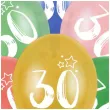 balony gwiazdki liczba 30 mix folat 13 6 szt