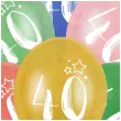 balony gwiazdki liczba 40 mix folat 13 6 szt