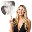 balony gwiazdki srebrny mix gemar 13 6 szt