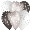 balony gwiazdki srebrny mix gemar 13 6 szt