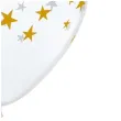 balony gwiazdki zlote transparentne qualatex 5 100 szt