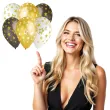 balony gwiazdki zloty mix gemar 13 6 szt
