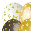 balony gwiazdki zloty mix gemar 13 6 szt