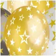 balony gwiazdki zloty mix gemar 13 6 szt