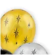 balony gwiazdy blyszczace zloty mix godan 12 5 szt