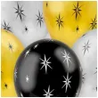 balony gwiazdy blyszczace zloty mix godan 12 5 szt