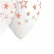 balony gwiazdy rozowe zloto 13 gemar 6 szt