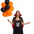 balony halloween classic mix pomaranczowy czarny 12 20 szt