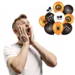 balony halloween mix bialo pomaranczowo czarne partypal 12 10 szt