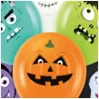 balony halloween monsters pastel mix partypal 12 6 szt