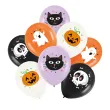 balony halloween straszne dynie koty duchy i czaszki partypal 12 8 szt