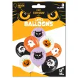 balony halloween straszne dynie koty duchy i czaszki partypal 12 8 szt