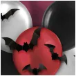 balony halloweenowy mix nietoperze 3d partypal 12 6 szt