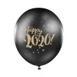 balony happy 2020 pastel czarne strong 12 50 szt