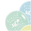 balony happy birthday 40th bday mix folat 13 6 szt