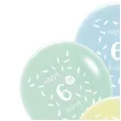 balony happy birthday 6th bday mix folat 13 6 szt