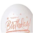 balony happy birthday biale czarne gemar 13 5 szt