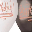 balony happy birthday biale czarne gemar 13 5 szt