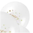 balony happy birthday bialo zlote arpex 11 5 szt