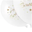 balony happy birthday bialo zlote arpex 11 5 szt