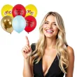 balony happy birthday formula 1 mix partydeco 12 6 szt