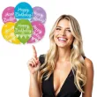 balony happy birthday girlandy mix amscan 11 6 szt
