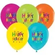 balony happy birthday gwiazdki mix godan 12 5 szt