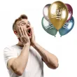 balony happy birthday metaliczne gemar 13 5 szt