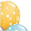 balony happy birthday pastelowy mix qualatex 11 25 szt