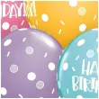 balony happy birthday pastelowy mix qualatex 11 25 szt