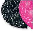 balony happy birthday pink mix amscan 11 6 szt
