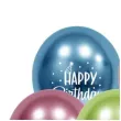 balony happy birthday platynowa mieszanka mix godan 12 5 szt
