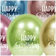 balony happy birthday platynowa mieszanka mix godan 12 5 szt