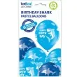 balony happy birthday rekin niebieskie belbal 12 6 szt