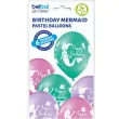 balony happy birthday syrenka mix belbal 12 6 szt