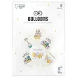 balony happy birthday tort i prezenty partypal 12 6 szt