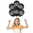 balony happy new year 2023 czarne partypal 12 5 szt
