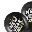 balony happy new year 2023 czarne partypal 12 5 szt