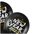 balony happy new year 2023 czarne partypal 12 5 szt