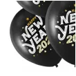 balony happy new year 2023 czarne partypal 12 5 szt