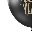balony happy new year czarne partydeco 50szt